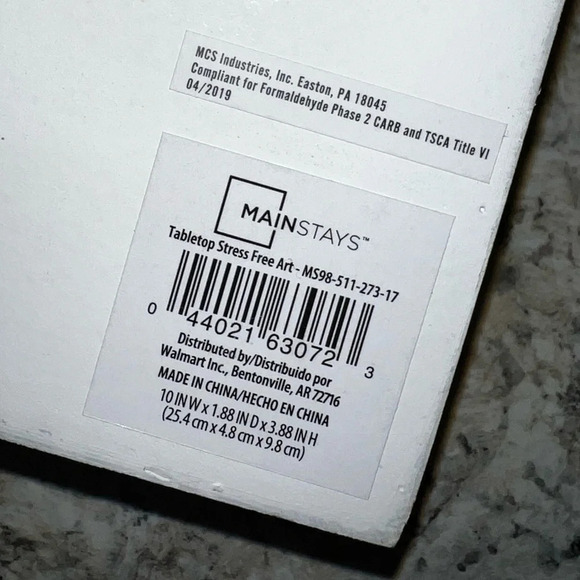 NWT “Stress Free Zone” Table Top Decor - Picture 3 of 4